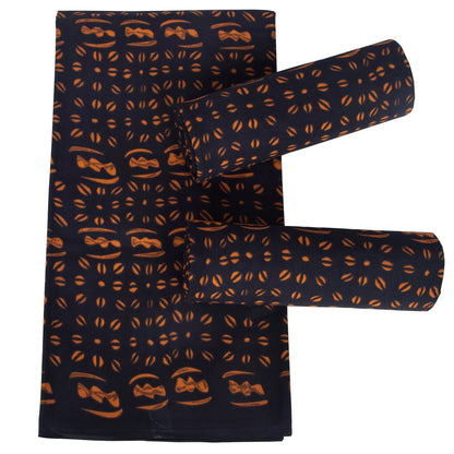 Fashion Ankara African Wax Fabric - 100% Cotton Real Wax Pagne for Long Dresses, Sewing & Crafts