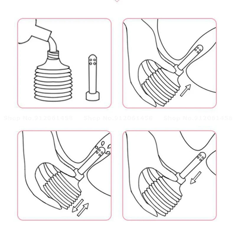180ML Anal Cleansing Enema Bottle - Adult Intimate Care Tool for Personal Hygiene & Body Preparation