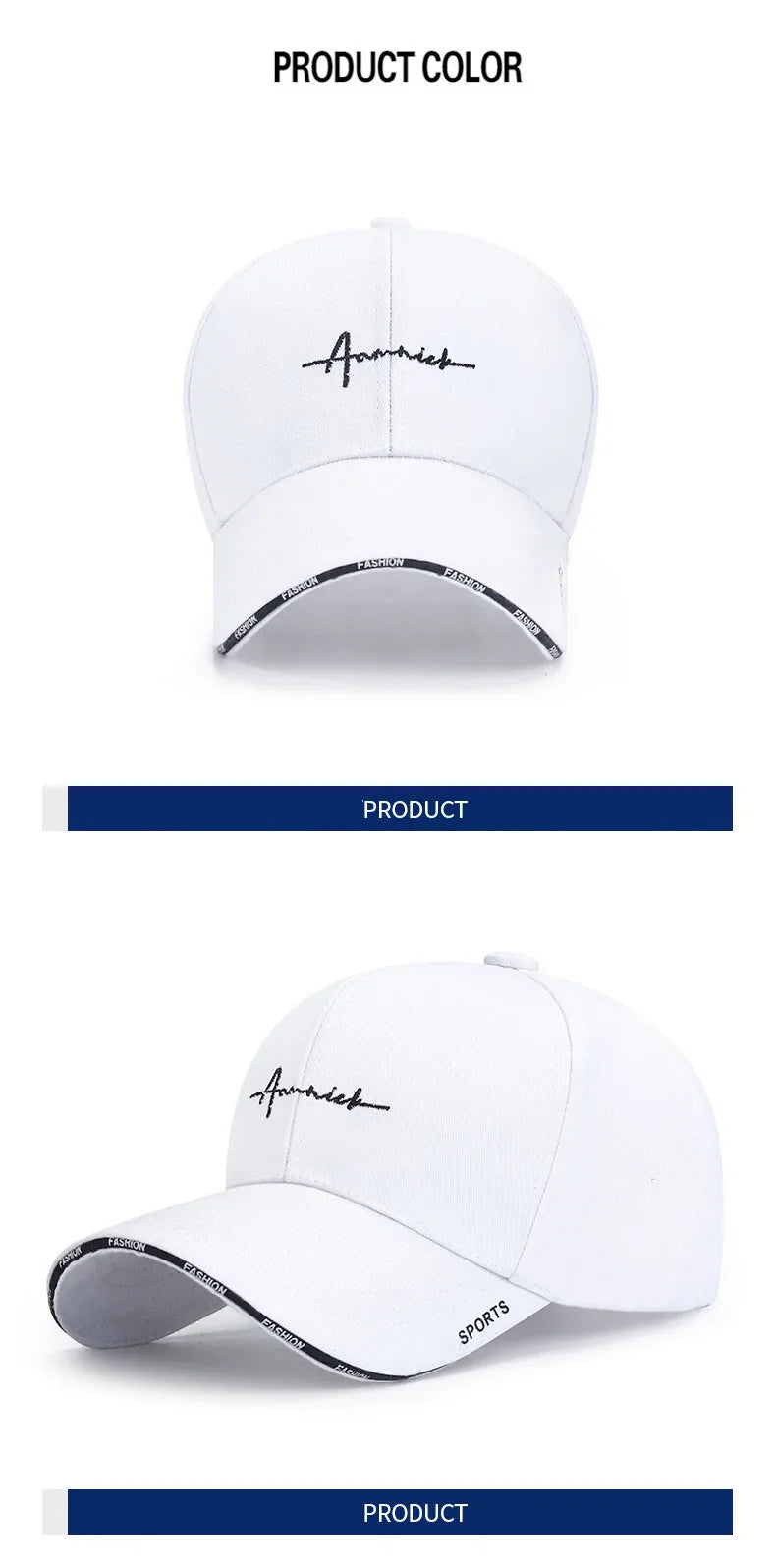 Women's Korean Letter Embroidery Baseball Cap – Breathable Sports Sun Hat