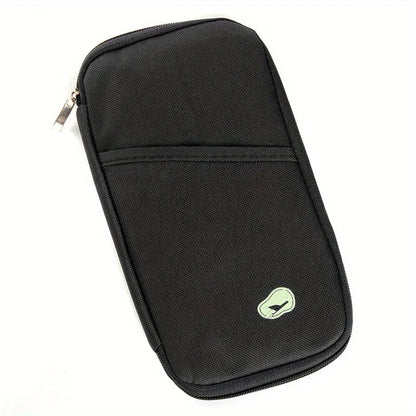 Travel Wallet & Organizer — Passport, Credit Card, Cash, and Document Holder Multifunction Purse Clutch Storage Bag