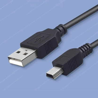 USB 2.0 Male A to Mini B 5-Pin Charging Cable for Digital Cameras Data Transfer & Power Cord Mini USB Charger Cable 1-5 Pack High Speed Sync Cable