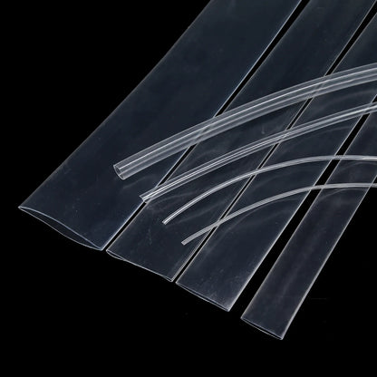 Heat Shrink Tube – 22mm-50mm Clear Shrinkable Insulation Sleeving for Wire & Cable, 2:1 600V