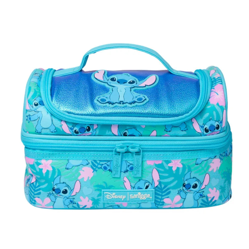 7PCS Genuine Australia Stitch Kawaii Set — Children’s School Backpack, Lunch Bag & Water Cup, Double Shoulder Bag for Girls, Gift Set