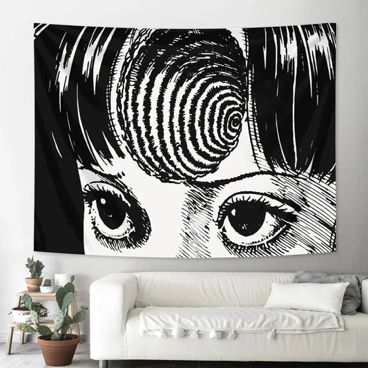Human Body Cave Art Tapestry - Personalized College Dorm Wall Hanging Decoration for Unique Room Decor