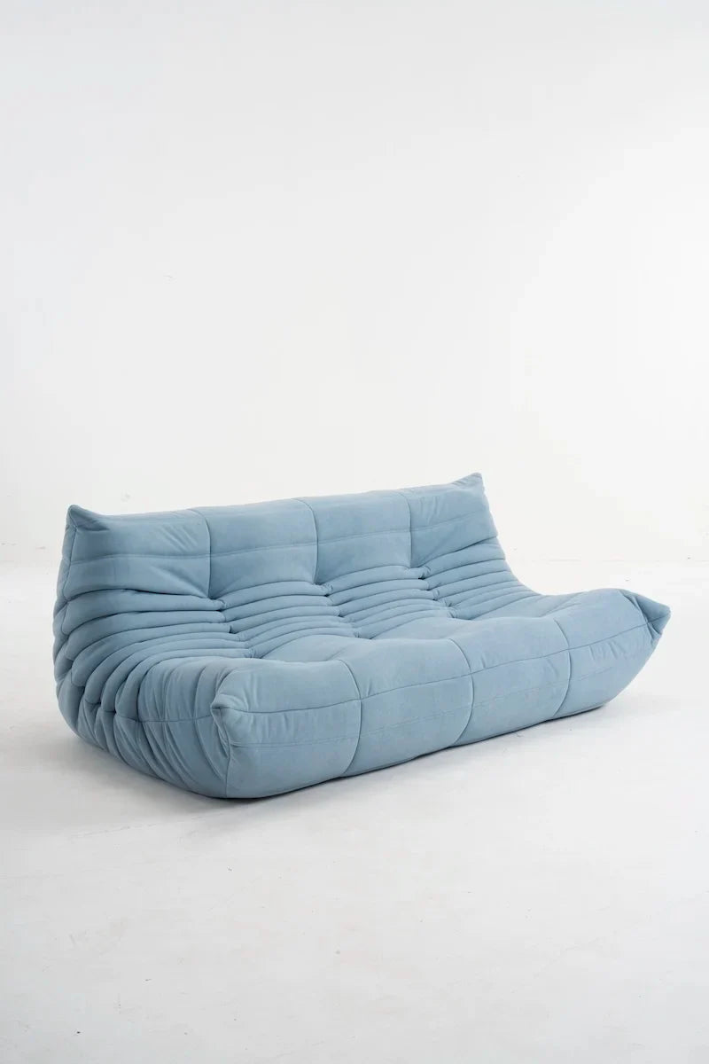 Caterpillar Togo Single Sofa – Tatami-Style Leisure Chair for Living Room or Bedroom, Reading & Relaxing Seat