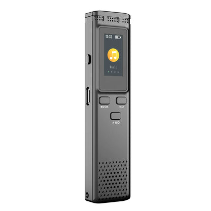 64GB/16GB/8GB Digital Voice Recorder – Voice Activated Audio Recording, Noise Reduction, MP3 Playback, 288hrs Storage