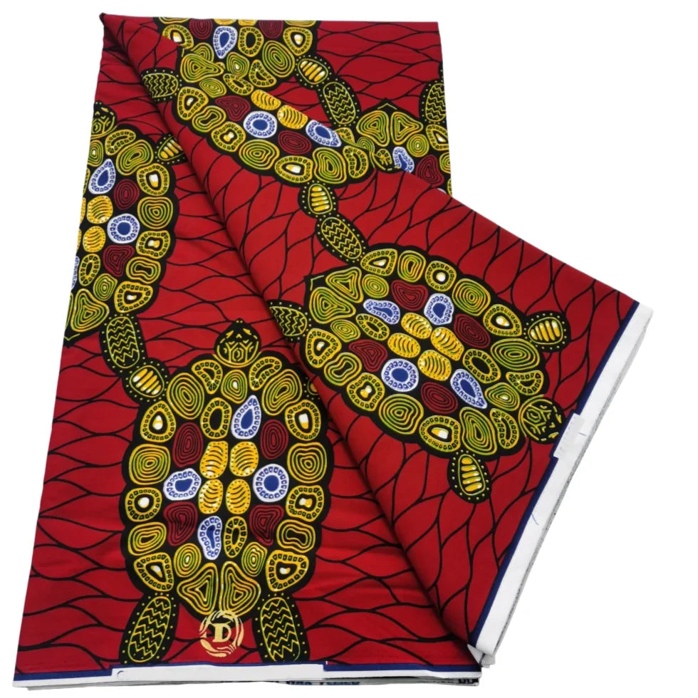 2026 African Real Wax Print Fabric - High Quality Ankara Pagne ABC