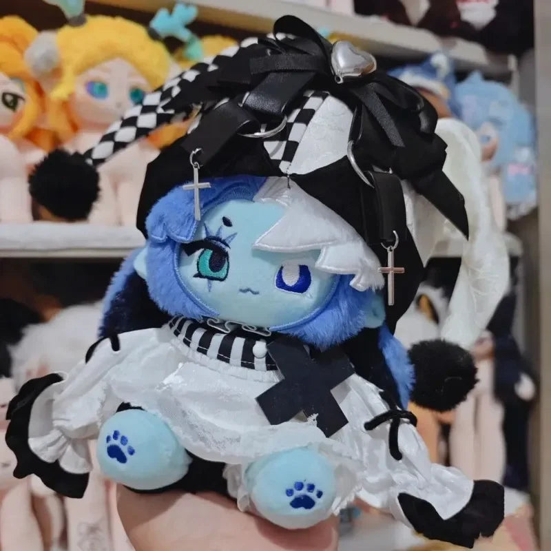 20cm Anime Game Shadow Milk Cookie Plush Doll – Kawaii Cotton Cosplay Toy Figure, Soft Cartoon Plush Gift