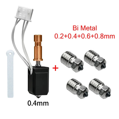 Anycubic Kobra S1 Ceramic Hotend - 24V 48W Rapid Heating 300℃ Upgrade 3D Printer Extruder Head