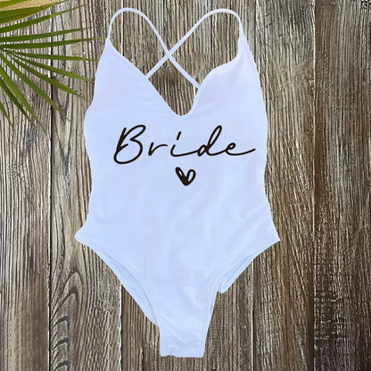 Women's Padded One Piece Swimsuit - Sexy Plus Size Beachwear Bathing Suit for Summer & Bachelorette Parties