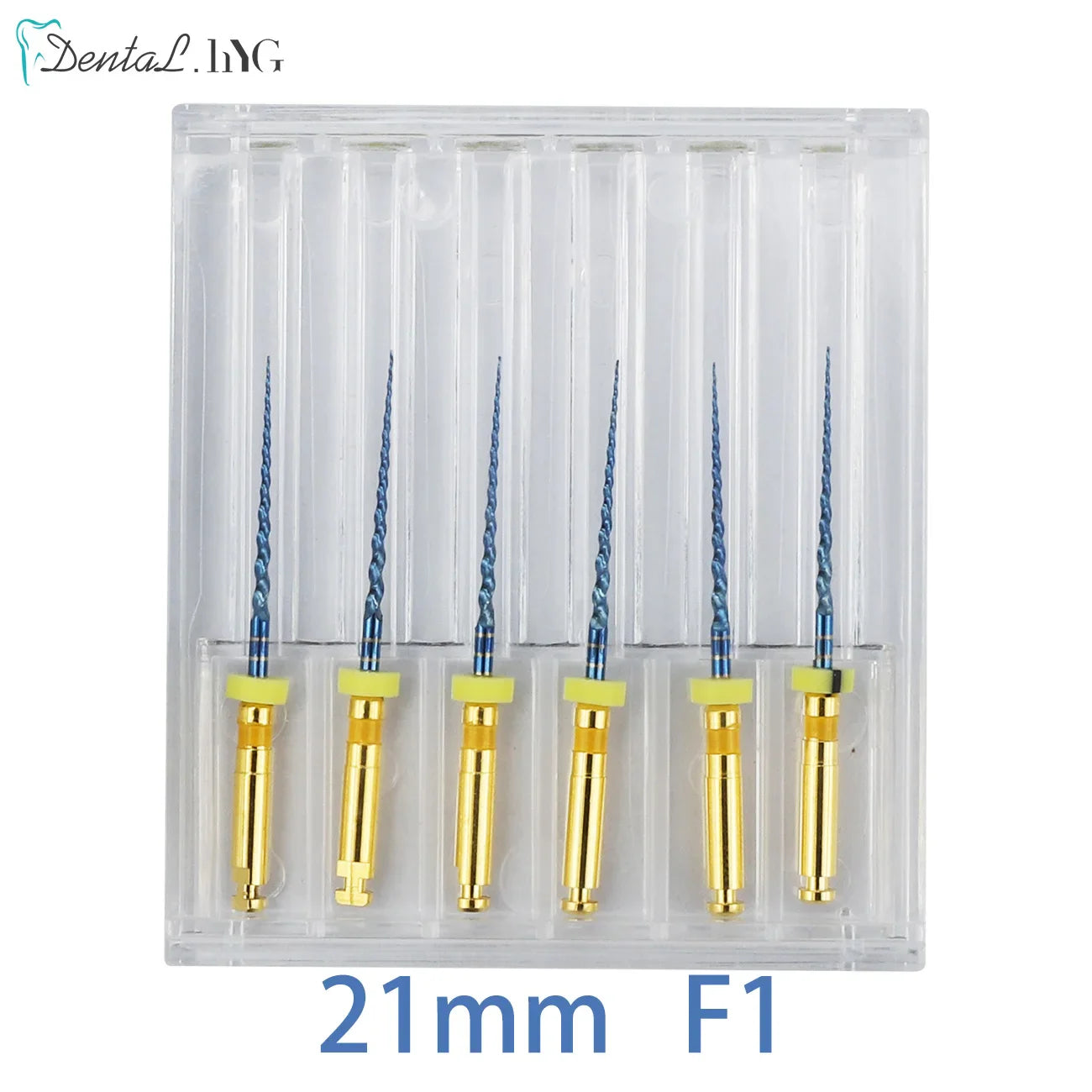 Dental SX-F3 Blue Nitinol Rotary Files – Endodontic Root Canal Engine Tool for Dentistry