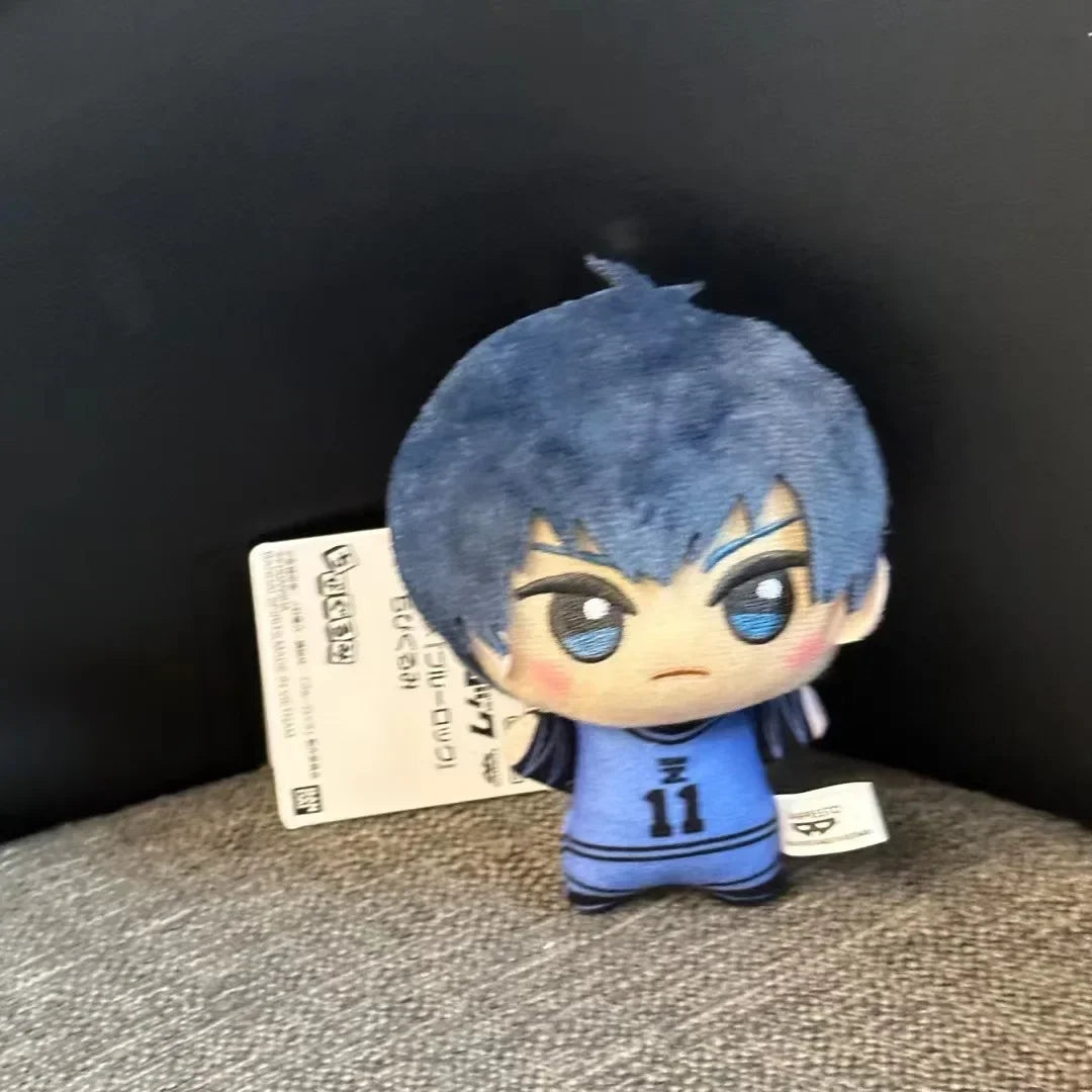 Mini Blue Lock Nagi Plush Keychain – Cute Anime Backpack Charm & Stuffed Doll Gift