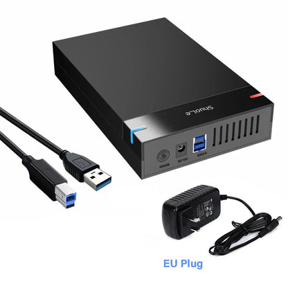 3.5 Inch HDD Case USB 3.0 to SATA External Hard Drive Enclosure | Supports Up to 10TB