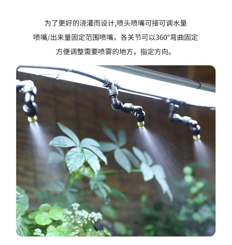 WiFi Rainforest Sprayer — Automatic Timed Mist System Kit for Reptiles & Irrigation