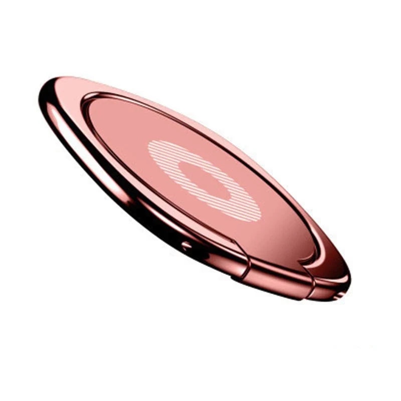 Ultra-Thin Phone Ring Holder - Rotatable Metal Finger Grip Stand for iPhone Xiaomi & Huawei Smartphones