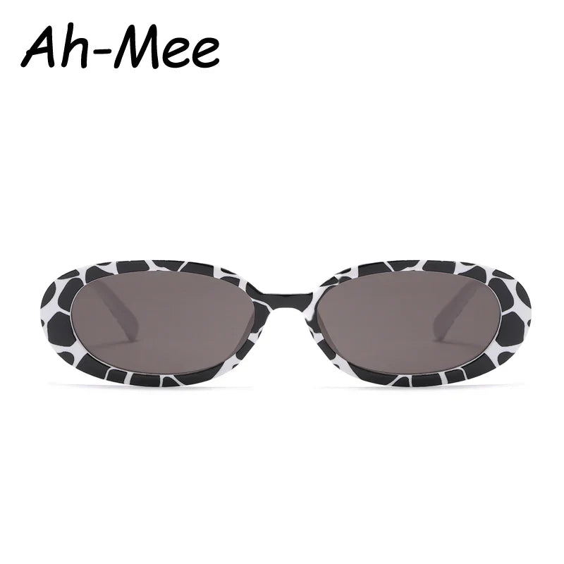 Small Frame Oval Anti-Light Glasses - Classic Plastic Decorative Eyewear for Hiking, Driving & Outdoor Travel