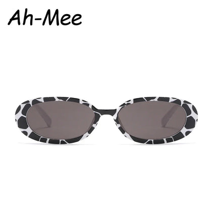 Small Frame Oval Anti-Light Glasses - Classic Plastic Decorative Eyewear for Hiking, Driving & Outdoor Travel
