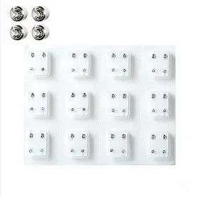 98pcs Ear Piercing Stud Earrings - Medical Body Jewelry Set for Piercing Gun Tools and Accessories