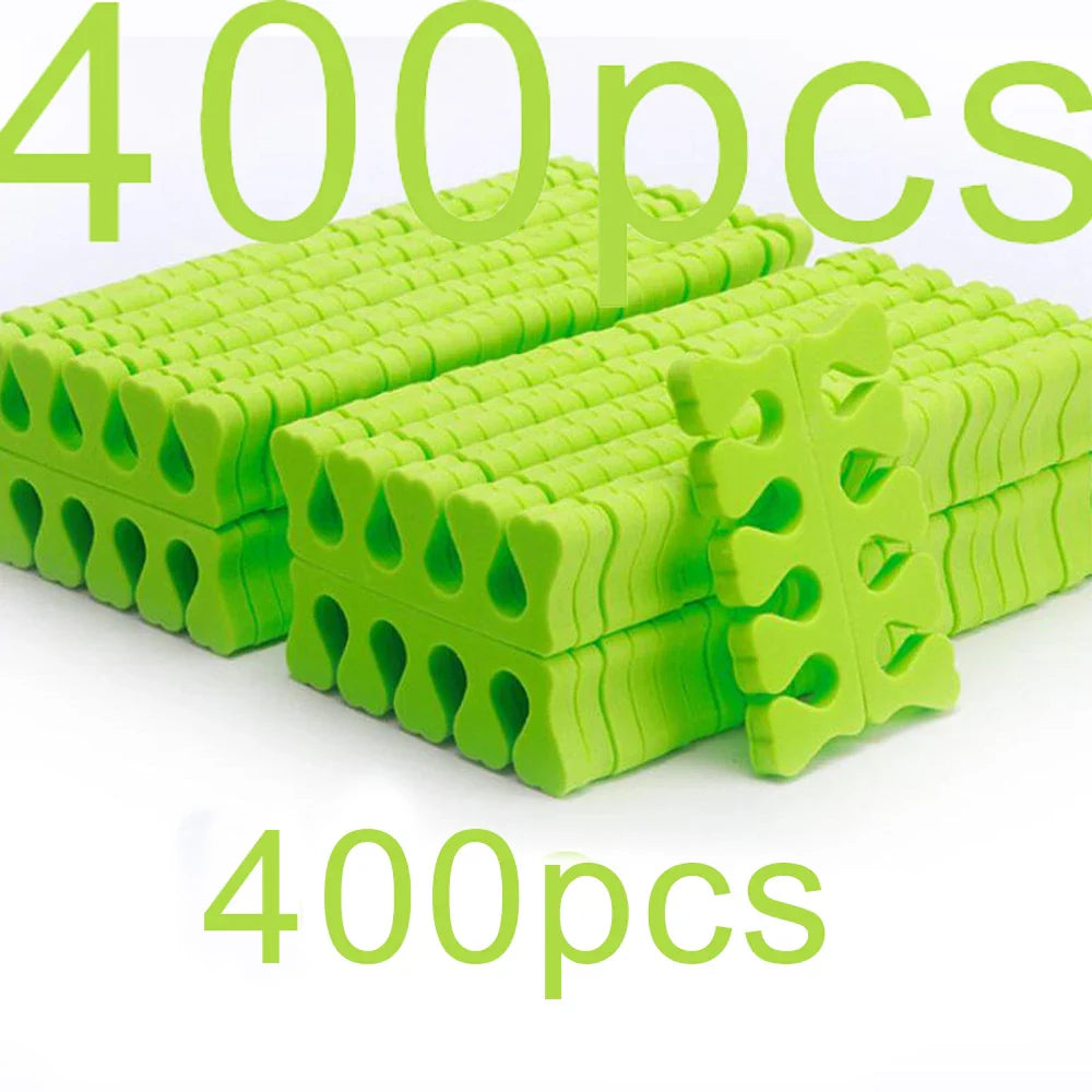 50 Pairs Soft Toe Separators – Flexible Heart Shape Nail Art & Pedicure Tools for Manicure Practice & Foot Care Support