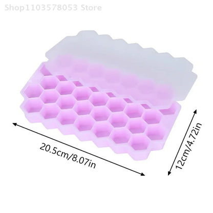 37-Grids Silicone Meatball Mold with Lid – Honeycomb Rice, Fish & Beef Ball Maker – Kitchen Food Shaping Tool & Storage Tray