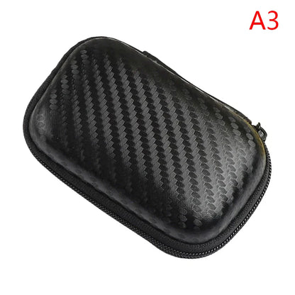 Hard EVA Portable SpO2 Finger Pulse Oximeter Carrying Case – Zipper Storage Bag for Earphones, Data Cable, and Travel