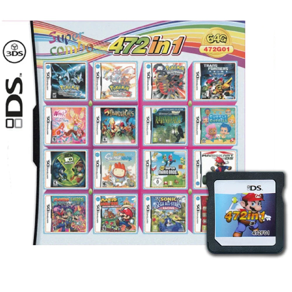 4300-in-1 Multi Game Cartridge — DS/NDS/3DS/NDSL Handheld R4 Video Game Card