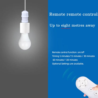E27 Smart Lamp Holder - Wireless Remote Control Timer Switch for Home & Bedroom Lighting