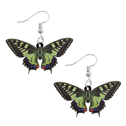 Cute Animal Acrylic Drop Earrings - Funny Custom Jewelry Gifts for Women & Girls with Rabbit, Parrot, Frog & Butterfly Designs