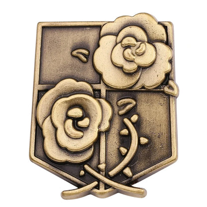 Attack on Titan Enamel Pin Badge - Anime Metal Lapel Pin for Bags, Backpacks & Fan Collectible Gift