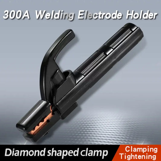 300A Welding Electrode Holder – Heavy Duty Welder Clamp, Heat Resistant Electrode Clamp for Welding Machine (1P)