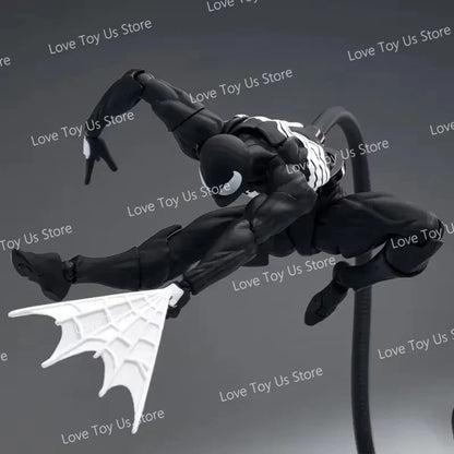 Original Mess Toys Spider Figure – Black Suit & Scarlet Spider Kaine Parker Action Figure