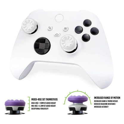 2PCS Xbox One & Series X/S Performance Thumb Grip Caps – Silicone Analog Stick Covers