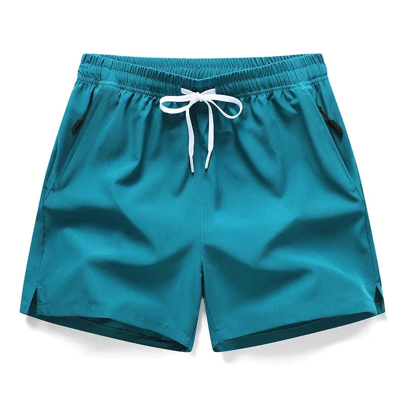 Men’s Ice Silk 3/4 Sports Shorts – Lightweight Quick Dry Running & Fitness Casual Sweat-Absorbing Outdoor Training Pants