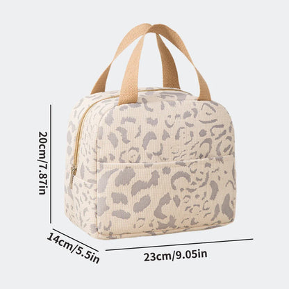 Ink Pattern Insulated Lunch Bag – Bento Box Picnic & Travel Cooler Tote