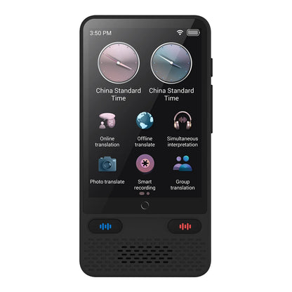 Portable S85 Language Translator Device – 138 Languages Voice & Offline Translation with Video Recording for Travel & Business