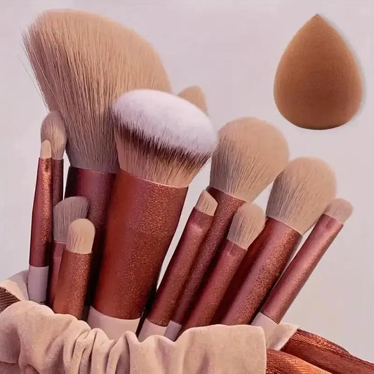 Professional Makeup Brush Set - Soft Fluffy Foundation Powder Eyeshadow Kabuki Blending Beauty Tools