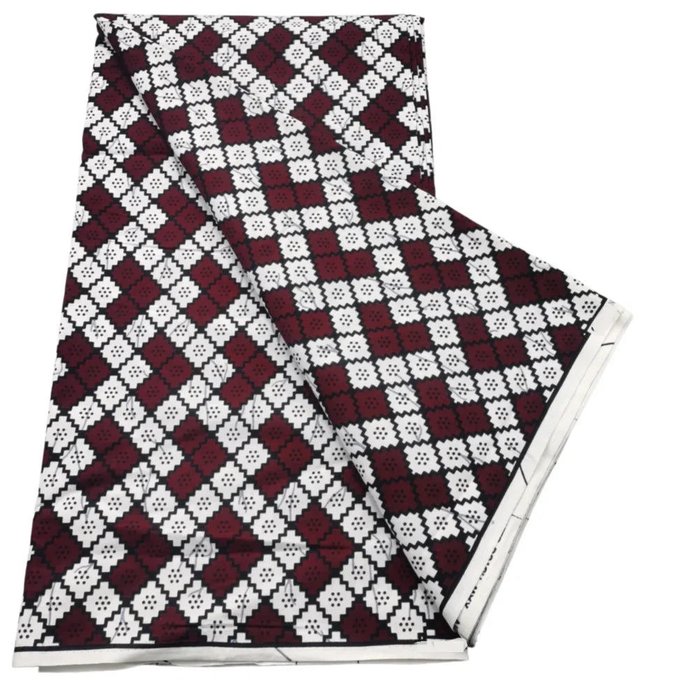 2026 African Real Wax Print Fabric - High Quality Ankara Pagne ABC