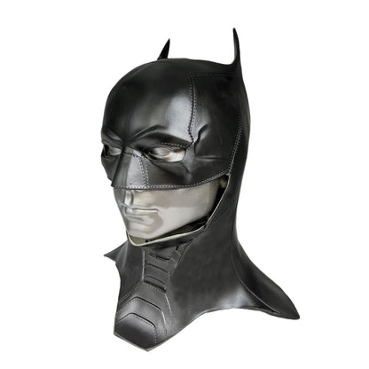 Cafele 2022 Batman Cosplay Costume for Men – Bruce Wayne Halloween Outfit with Black Latex Masquerade Mask