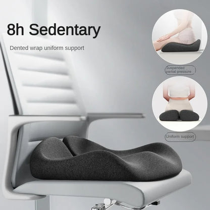 Orthopedic Memory Foam Coccyx Cushion – Tailbone & Sciatica Pain Relief for Office Chair & Car Seat, Non-Slip Comfort Design