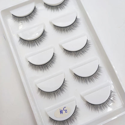 38 Styles 5 Pairs 3D Mink False Eyelashes – Natural Fake Lashes Makeup Beauty Tools