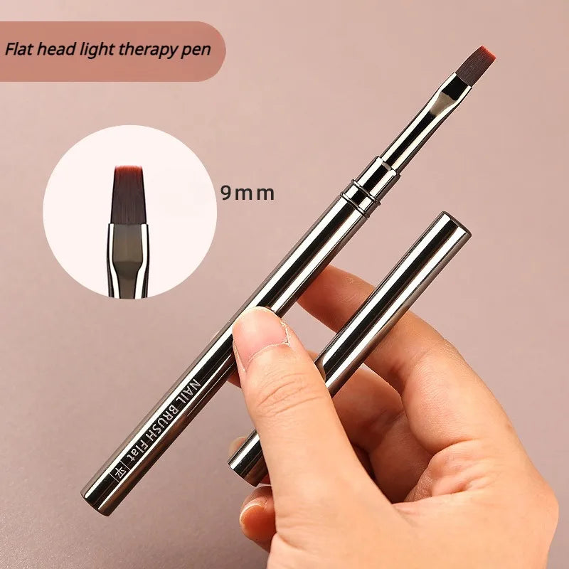 Nail Art Liner Brushes – Striping & Drawing Pens for Elongated Lines, 6–25mm Professional Manicure Design Tools