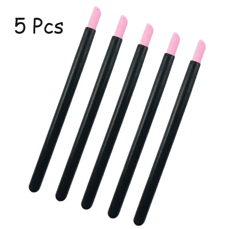 1/5Pcs Nail Art Quartz Grinding Pen - Cuticle Remover Tool for Gel Polish Manicure & Nail Care