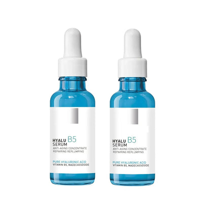 B5 Hyaluronic Acid Facial Serum - Anti-Aging Firming Moisturizer for Fine Lines, Dark Circles & Skin Brightening Care
