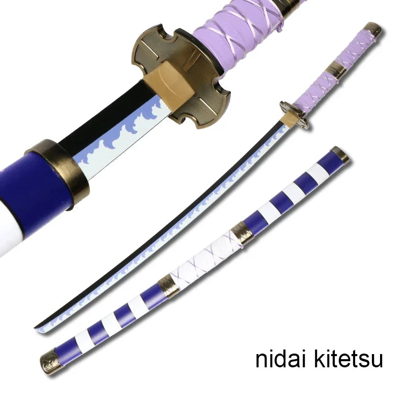 1:1 Roronoa Zoro Katana Wooden Toy Swords – Wado Ichimonji, Shusui, Enma Anime Cosplay Props & Collectible Weapons