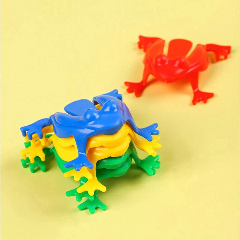 Jumping Frog Toy — 1-20pcs Parent-Child Bounce Frogs for Kids — Stress Relief & Birthday Party Gift