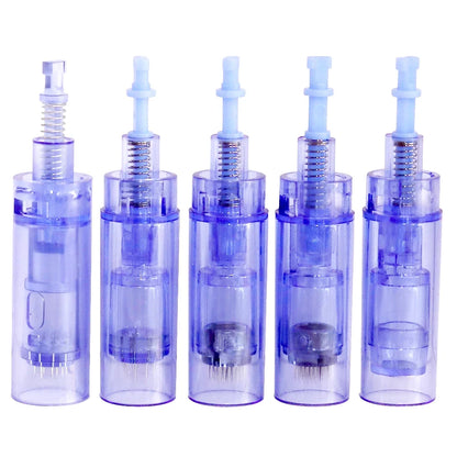 10PCS Dermapen Nano Needle Cartridges - Disposable Microneedling Replacement Tips for A1 Pen Devices