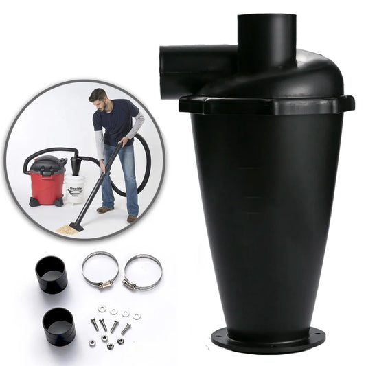Cyclone Vacuum Filter Separator - Turbo Dust Collector for Industrial & Woodworking Vacuum Cleaning Systems