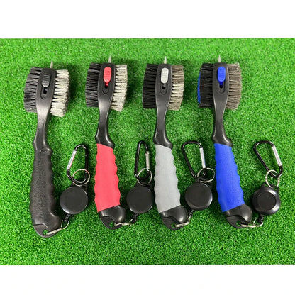 Golf Club Brush – 2-Sided Groove Cleaner Kit for Putter, Wedge & Ball, Golf Accessories