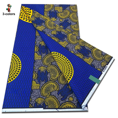 2026 African Ankara Wax Print Fabric - 100% Cotton Soft Dutch Hollandais Pagne for Dresses