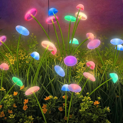 6-Head Solar LED Jellyfish Sway Lights – Waterproof Outdoor Garden Pathway Decor for Patio, Balcony & Yard
